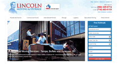 Desktop Screenshot of lincolnmoving.com